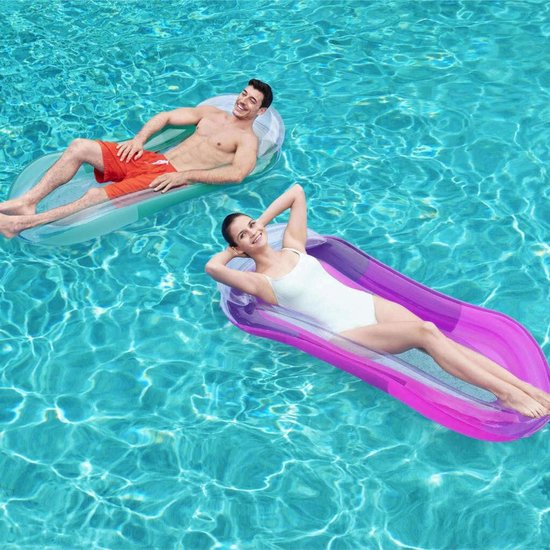 Airbed Aqua Lounge 153x74x28 cm — afbeelding 4
