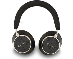 Guess 4G Classic Logo ENC TWS Koptelefoon – ENC – draadloos – PU‑leer afwerking – Zwart