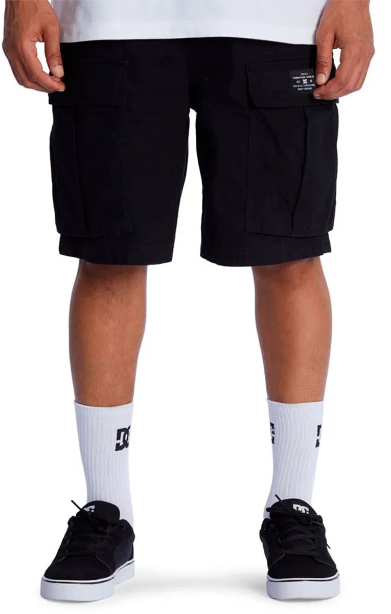 Dc Shoes Tundra Cargo Shorts L Man Zwart
