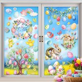 Ideen mit Herz Strooisdecoratie van hout, ijskristallen 2, sneeuwvlokken, houten motieven Kerstmis, winterdecoratie, tafeldecoratie, inclusief houten box, 9 verschillende designs, elk 7 stuks