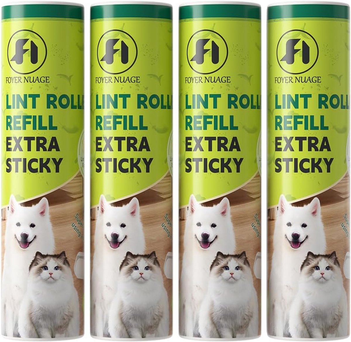 Extra Pluizenroller Navullingen - 240 Extra Sterke Vellen voor Huisdierenhaar
