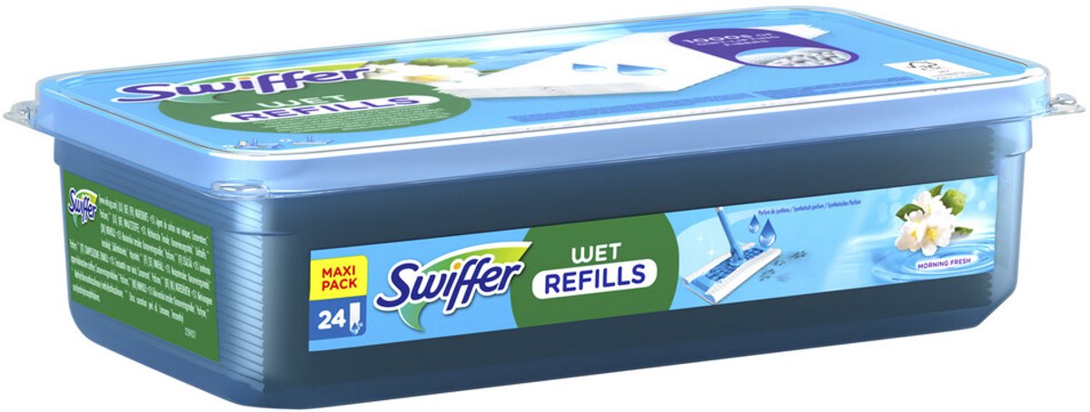 Swiffer Vochtige Vloerdoekjes Morning Fresh - 24 stuks