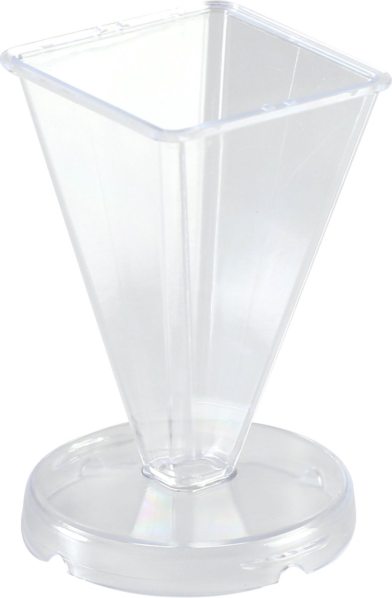 Graine Creative gietvorm kaarsen pyramide plastic 7,5x4,8 cm DIY.