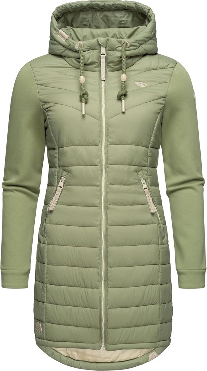Lichte Overgangsjas Dames met Capuchon en Taille Model