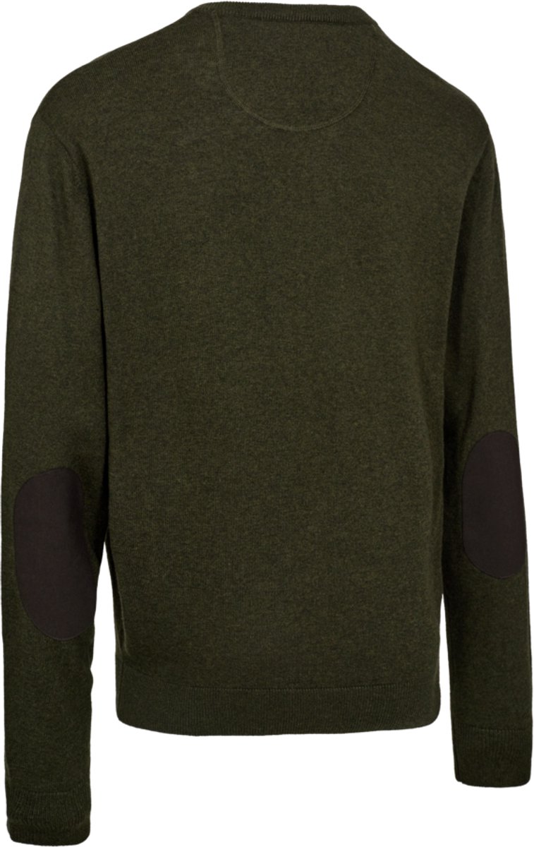 Deerhunter Harrington V-hals Knit Outdoor V-hals Knit Scandinavische V-hals Knit Forest Ember Melange 2XL Groen