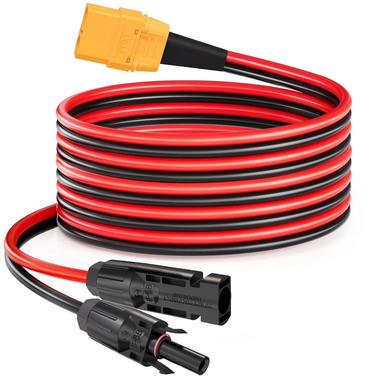 10AWG 3 Meter Zonnekabel XT90 Vrouwelijk naar Zonnepaneel Connector Voor Draagbaar Power Station