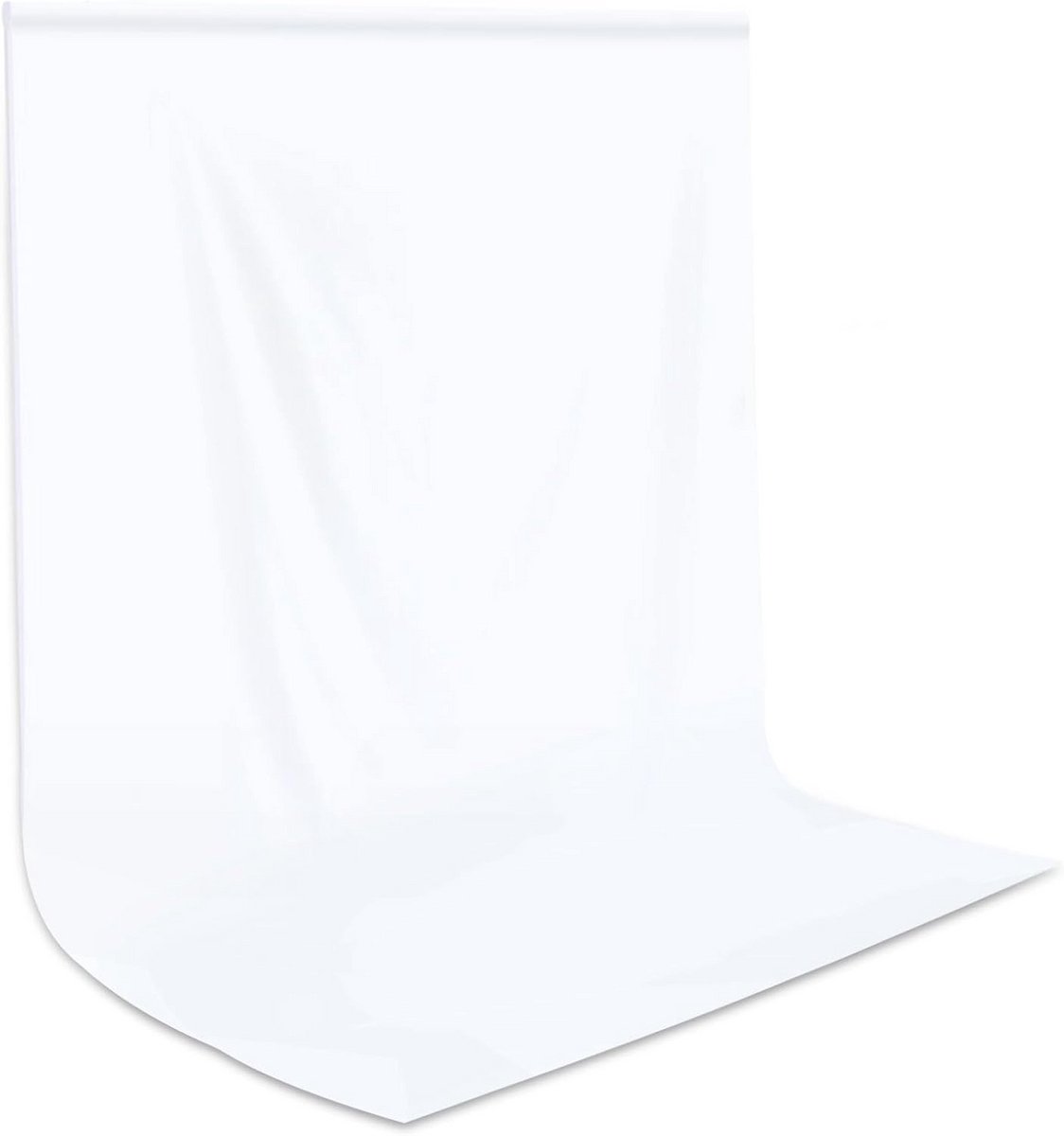 Grote Witte Fotostudio Achtergrond Doek 3 x 6 m Opvouwbaar Wasbaar Polyester