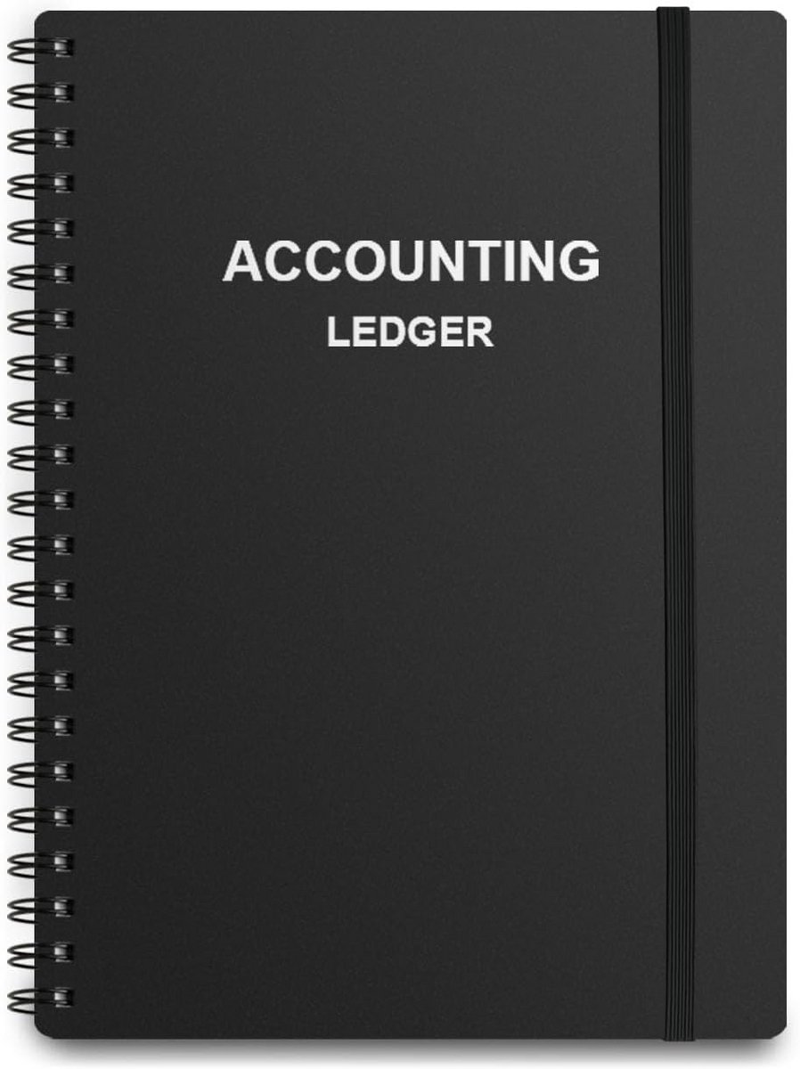 Grootboek A5 voor Boekhouding en Financiën - Rekening Tracker voor Stortingen en Uitgaven