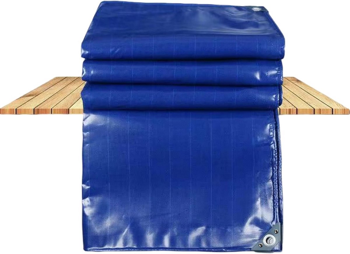 Waterdicht Zeil Blauw 5.5x6m 450g/m² - Zwaar & Duurzaam Beschermhoes