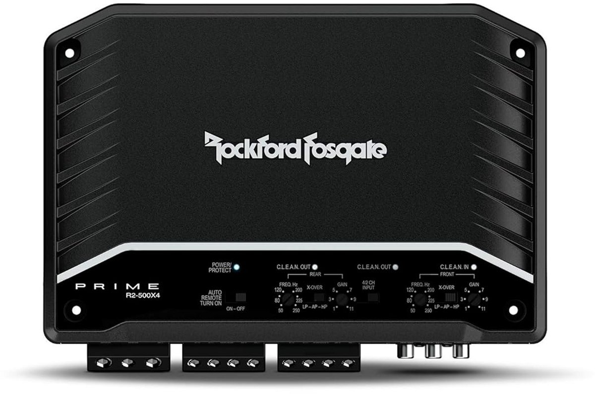 4/2 Kanaals Auto Versterker 500W RMS - Krachtige Klasse AB Versterker
