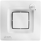S&P Silent Dual 100 Afzuigventilator voor badkamer en toilet met sensor - Wit