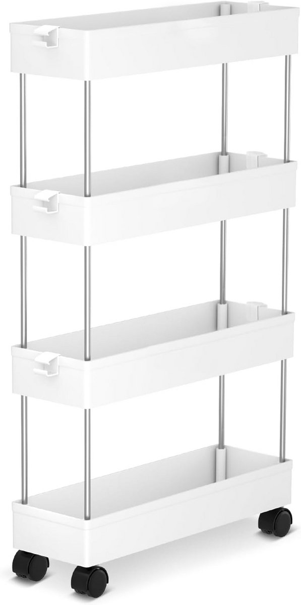 Opbergwagen op Wielen - Keukentrolley - Kantoor Organizer - Woonkamer