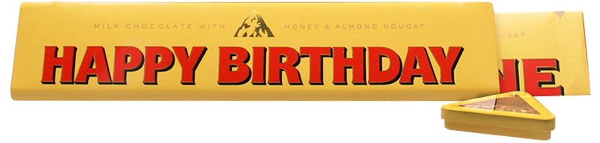 Toblerone premium tinbox 340g - Happy Birthday