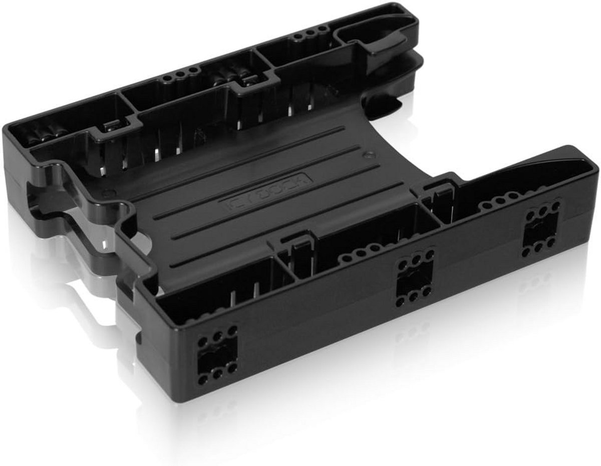 Inbouwframe voor 2x 2,5 inch SSDs/HDDs naar 3,5 inch Bay