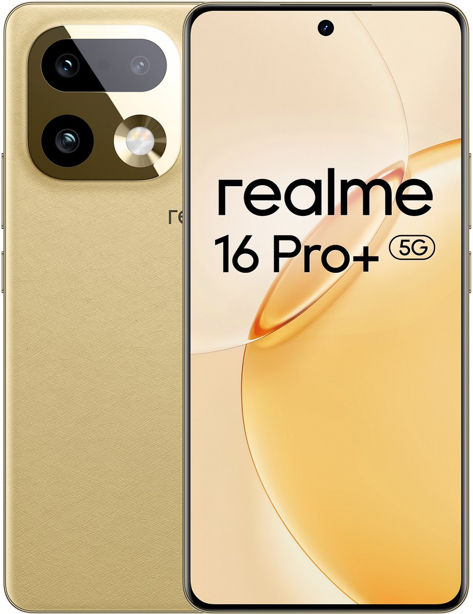 Realme 16 Pro+ 5G - 8 GB 256 GB - Goud