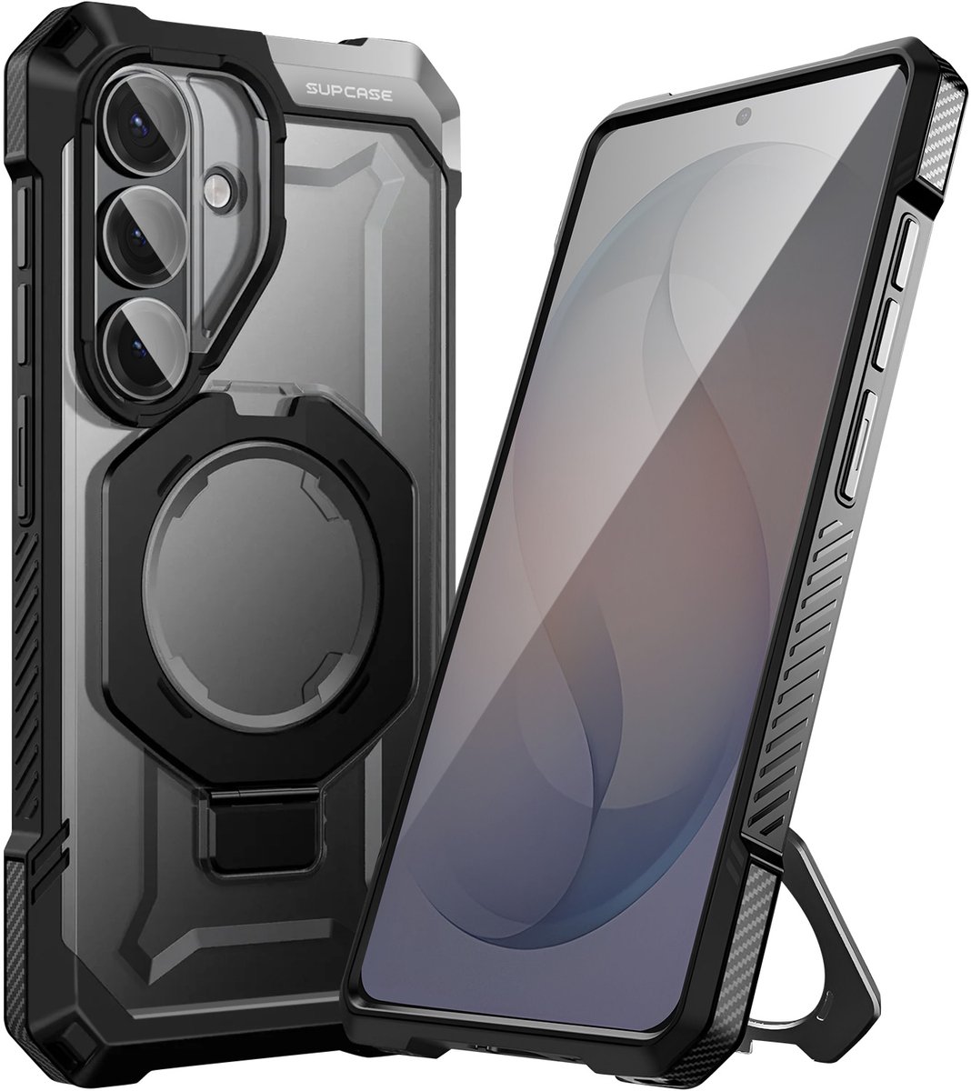 Supcase UB Grip hoesje geschikt voor Samsung Galaxy S26 - Geschikt voor MagSafe - Zwart