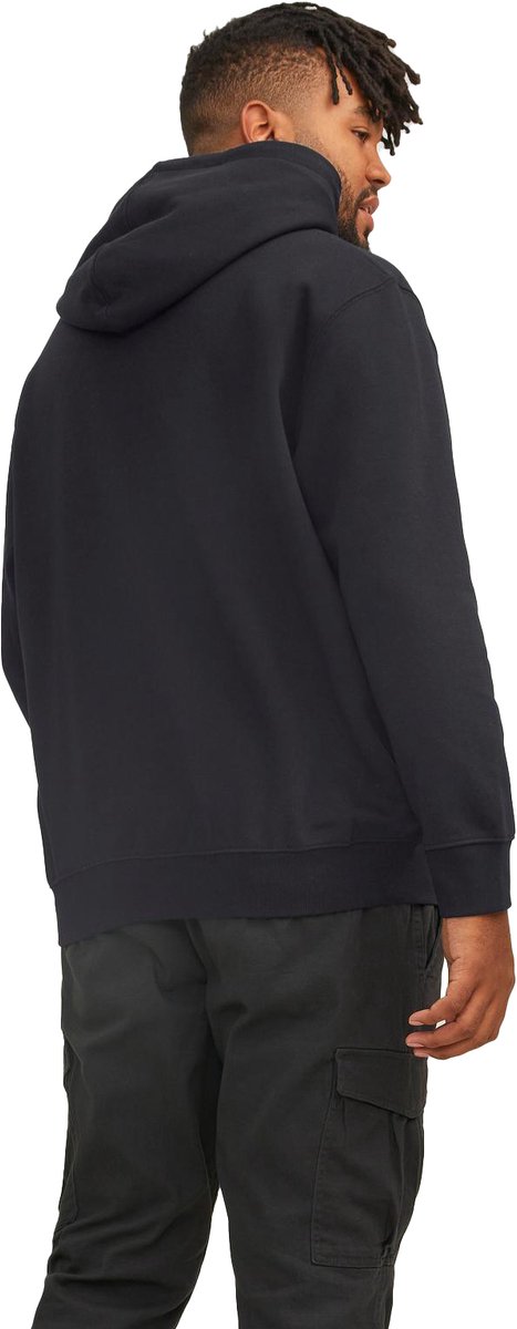JACK&JONES PLUS - JJESTAR JJ SWEAT HOOD NOOS PLS Heren Trui US3XL — afbeelding 9