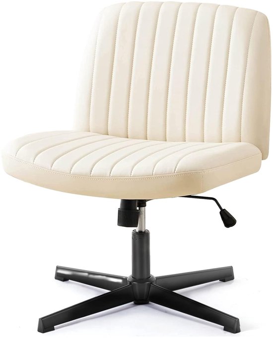 Hengjian Draaistoel Beige PU-leer Hoogte Verstelbaar 360° - Hengjian Home Furnishing (Hong Kong) Limited - €75,99