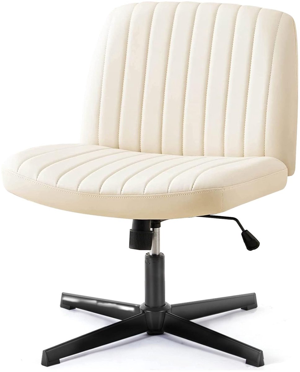 Hengjian Draaistoel Beige PU-leer Hoogte Verstelbaar 360° Draaibaar - Hengjian Home Furnishing (Hong Kong) Limited - €72,19