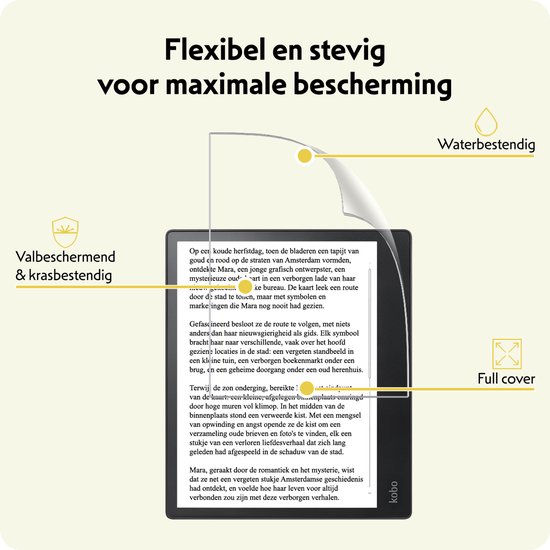 Screenprotector - Folie Geschikt voor - Kobo Elipsa 2E - Screenprotector Bescherm Folie - Screenprotector Folie Geschikt voor Kobo Elipsa 2E Screenprotector - 3 Stuks — afbeelding 5