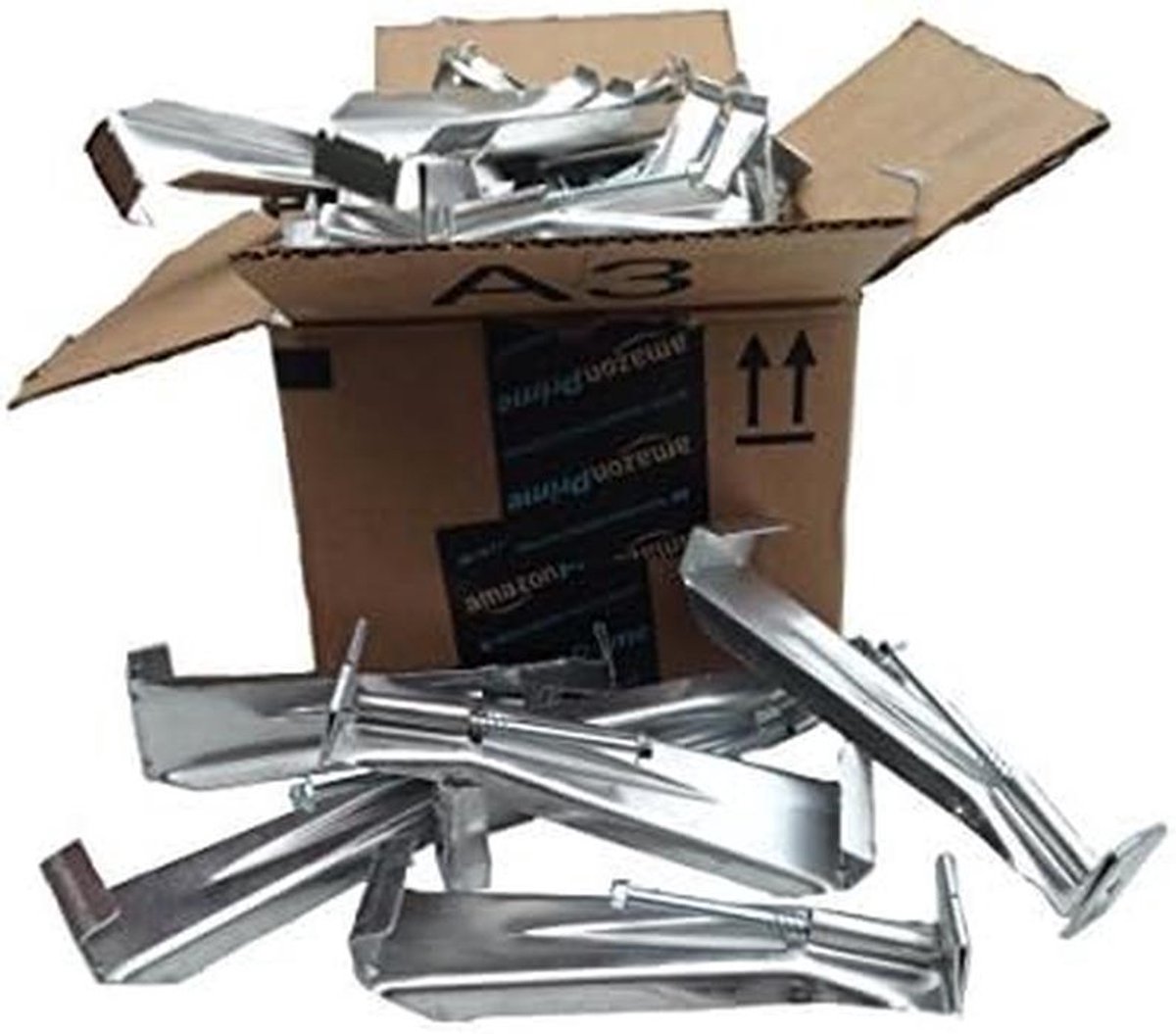 50x Gootbeugels 6 Inch - Snelle Montage Verborgen Hangers voor Dakgoten