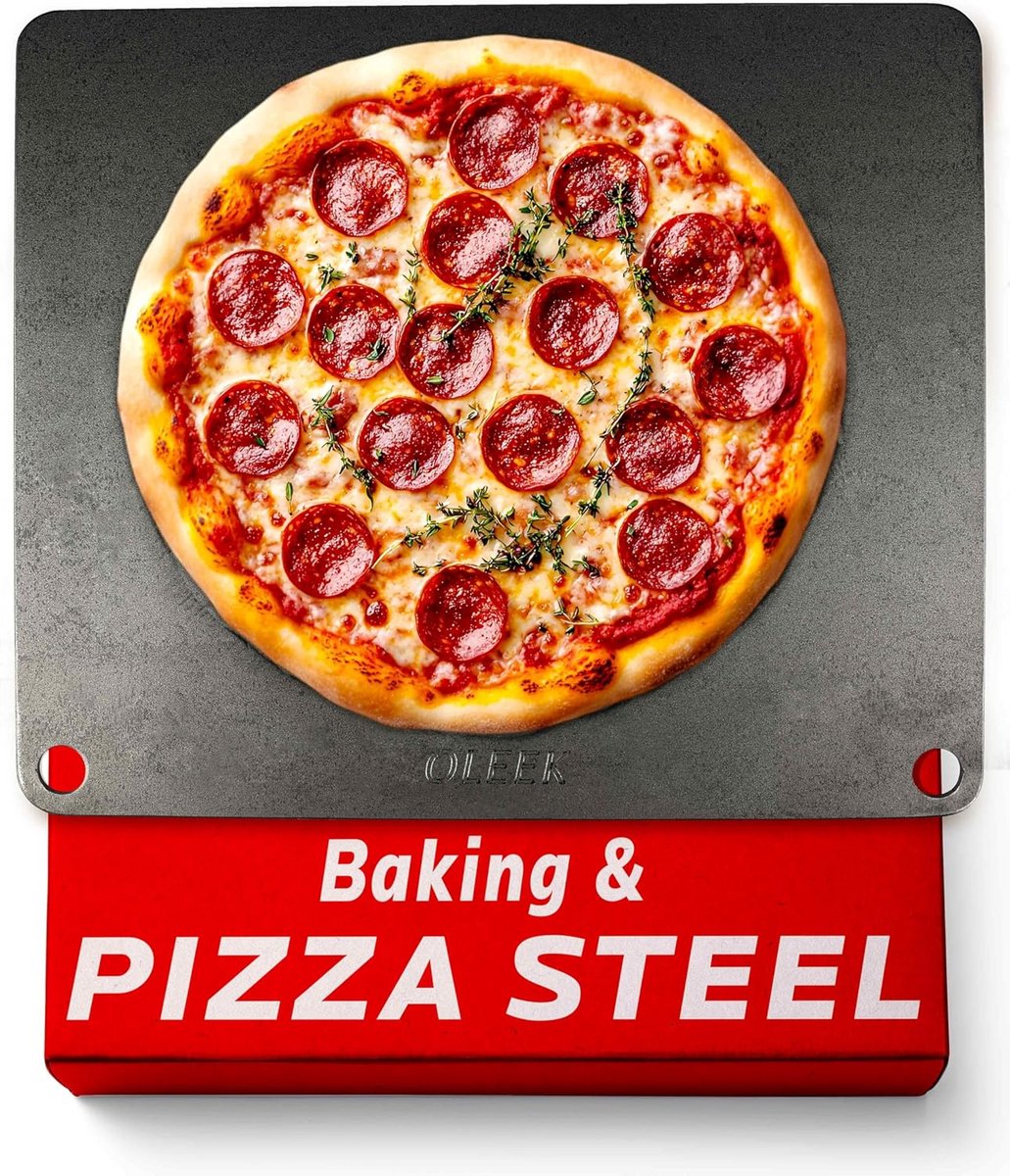 Bakplaat van Staal voor Oven - Perfect Krokante Pizza's en Brood