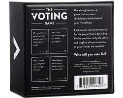 Dyce Games - The Voting Game - Party Spel - Kaartspel - Engelstalig