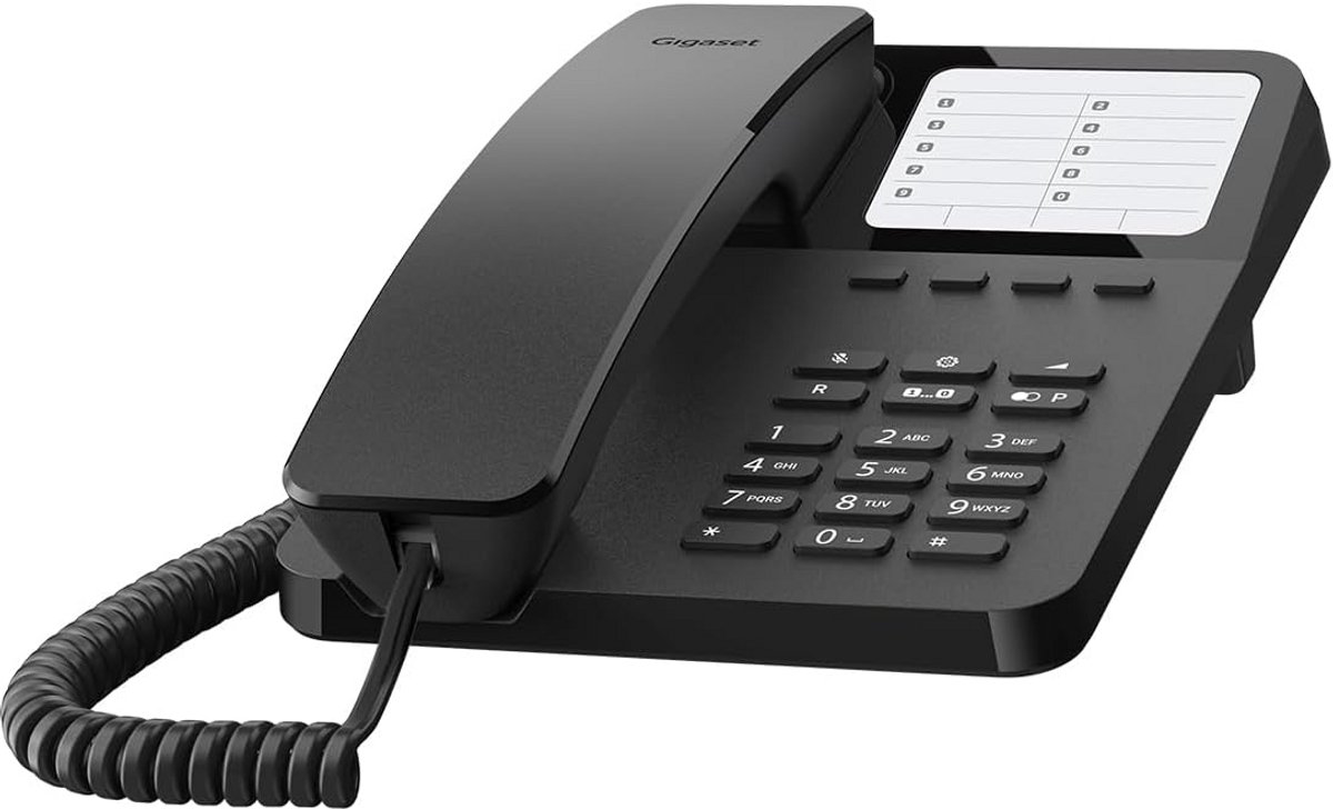 Draadgebonden Telefoon met Snelkiesfuncties en Hoortoestelcompatibiliteit