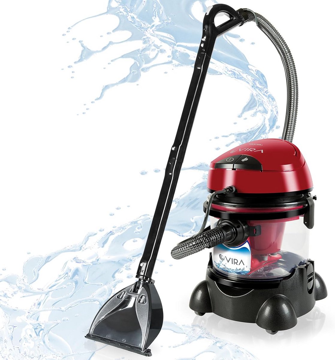 Waterstofzuiger Nat- en Droogzuiger 4.5L Trommel 2400W Zakloos