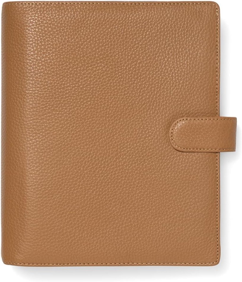 Invulplanner A5 Organizer Zacht Leer Almond Kleur