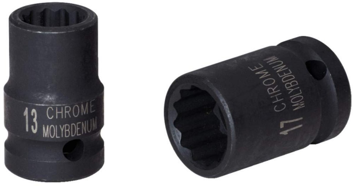 Korte 3/8 inch Doppensleutel 12-hoek Kort Model 8 mm
