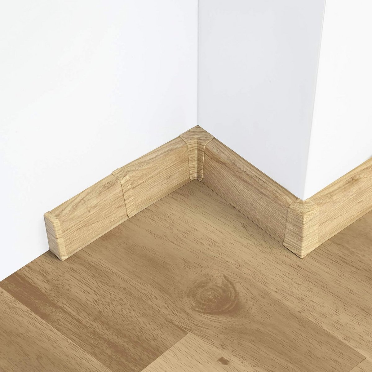 Decoratieve PVC Plinten 55 mm Eiken Antiek voor Laminaat en Vloeren
