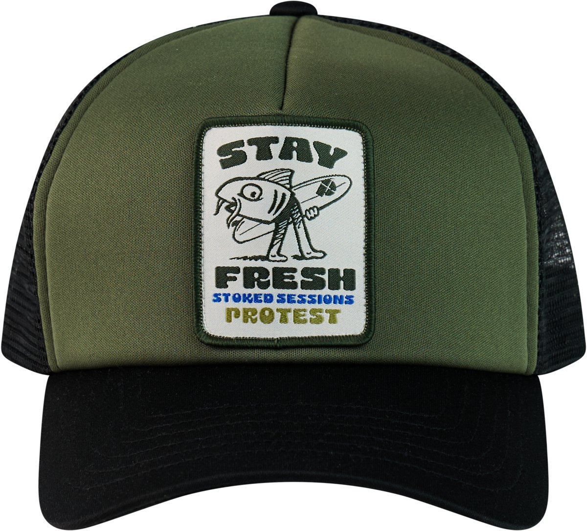 Protest PRTBadger Trucker cap Heren Pet Normale pasvorm Thyme