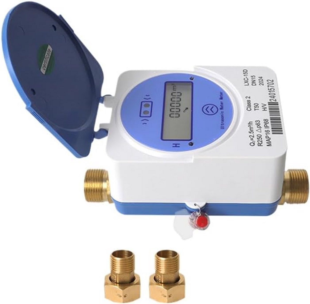 Slimme Ultrasone Koudwatermeter met Zigbee | Waterverbruik Meten IP68 Digitaal