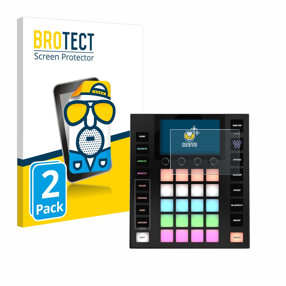 BROTECT - Screenprotector voor Wolfmix W1 MK2 - Folie Beschermfolie matte 2 Stuks