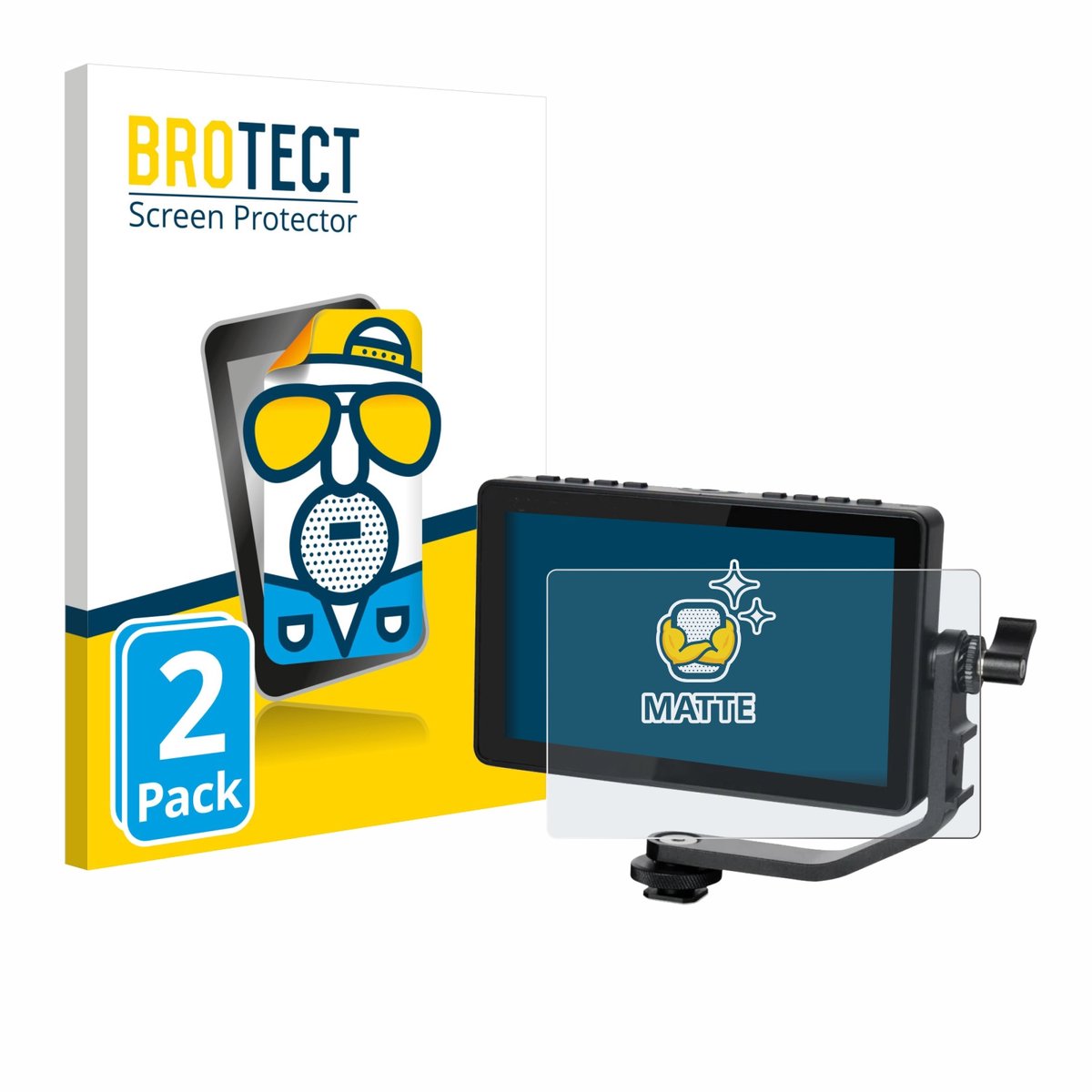 BROTECT - Screenprotector voor Feelworld F5 PROX 5,5" - Folie Beschermfolie matte 2 Stuks