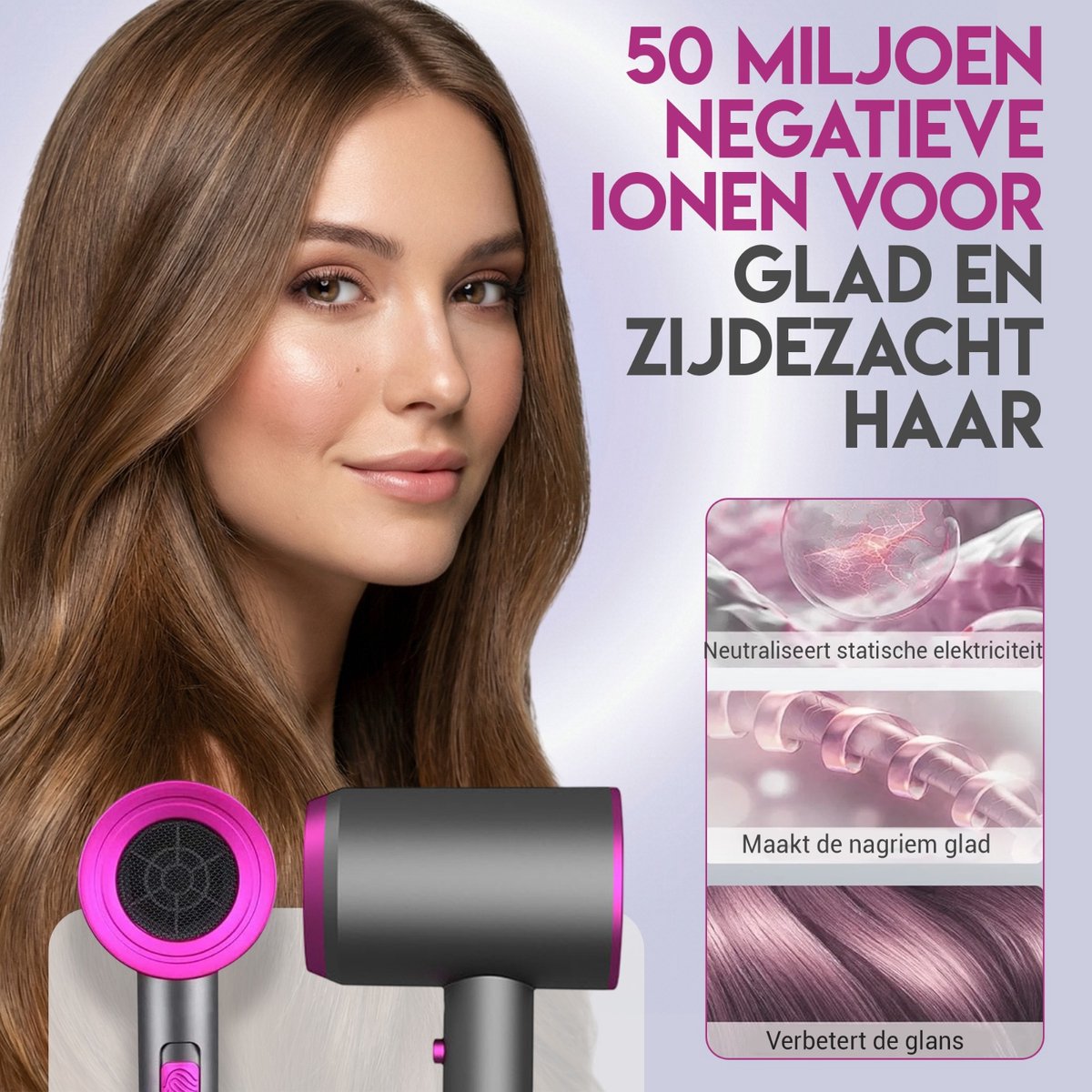 Aydin Online Professionele Föhn met Diffuser 1200W - afbeelding 2