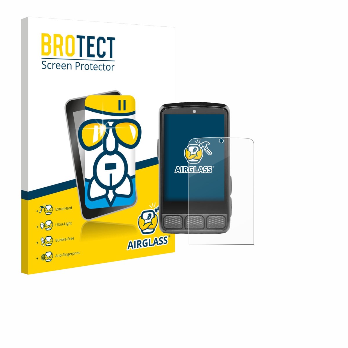 Screenprotector voor Wahoo Elemnt Roam V3 Beschermglas transparant
