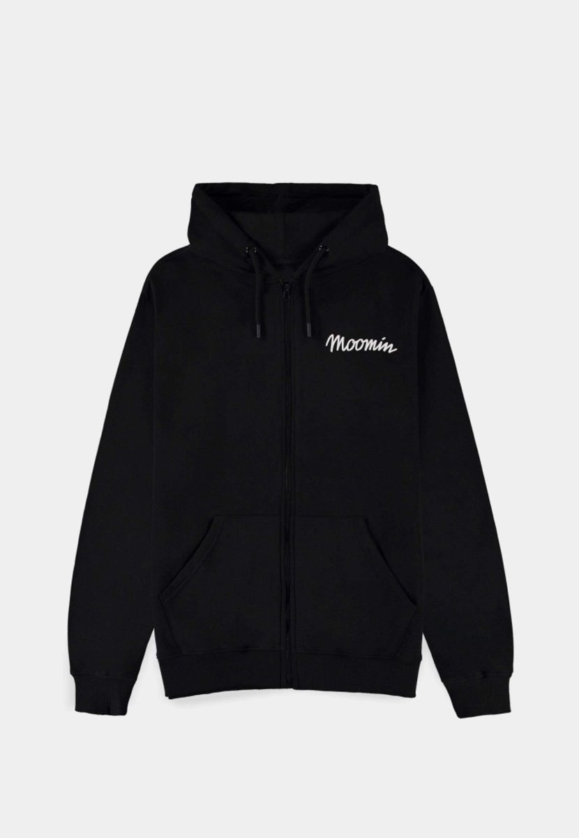 Moomin - Logo Vest met capuchon - 2XL - Zwart