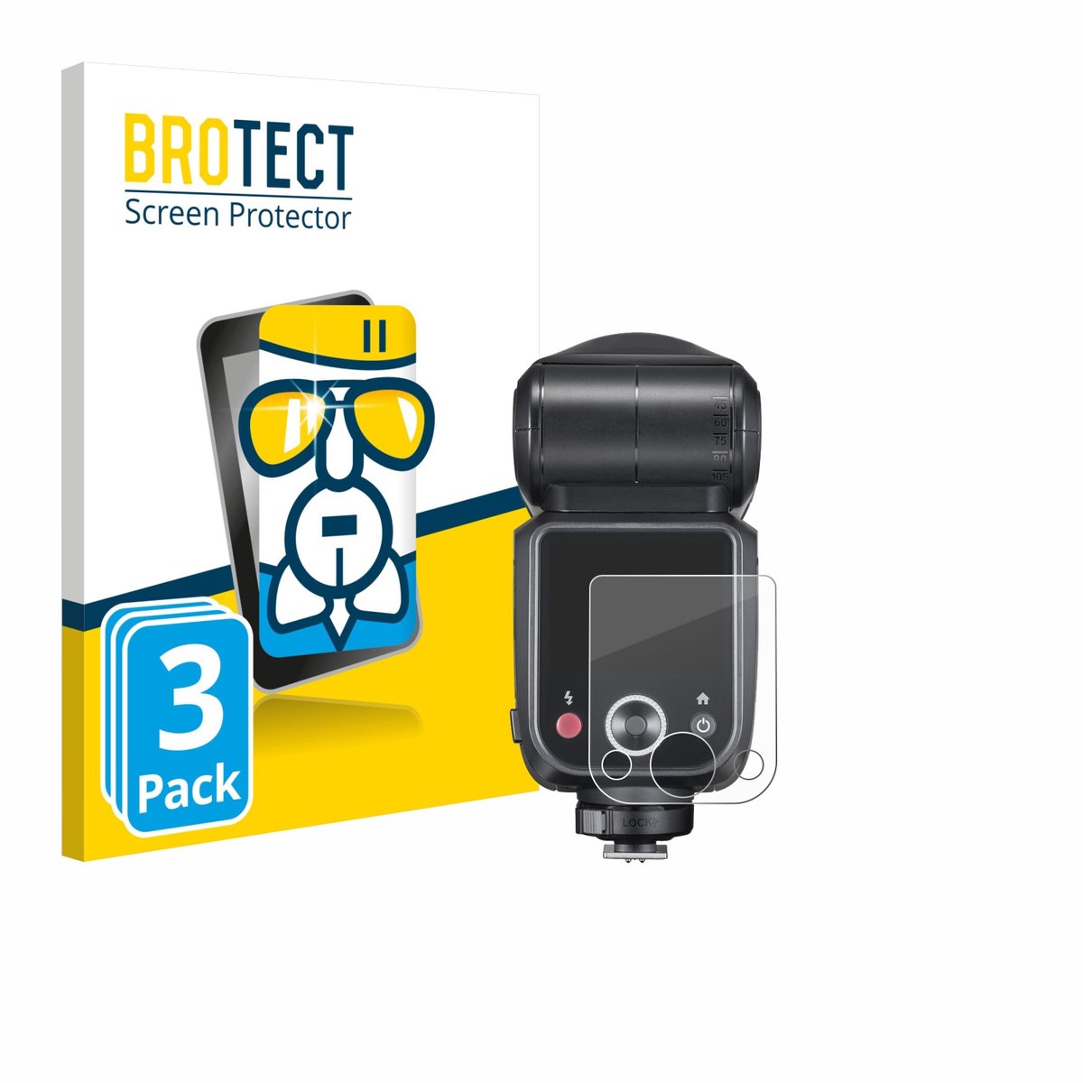 Screenprotector 3 Stuks voor Godox V100 Beschermglas transparant