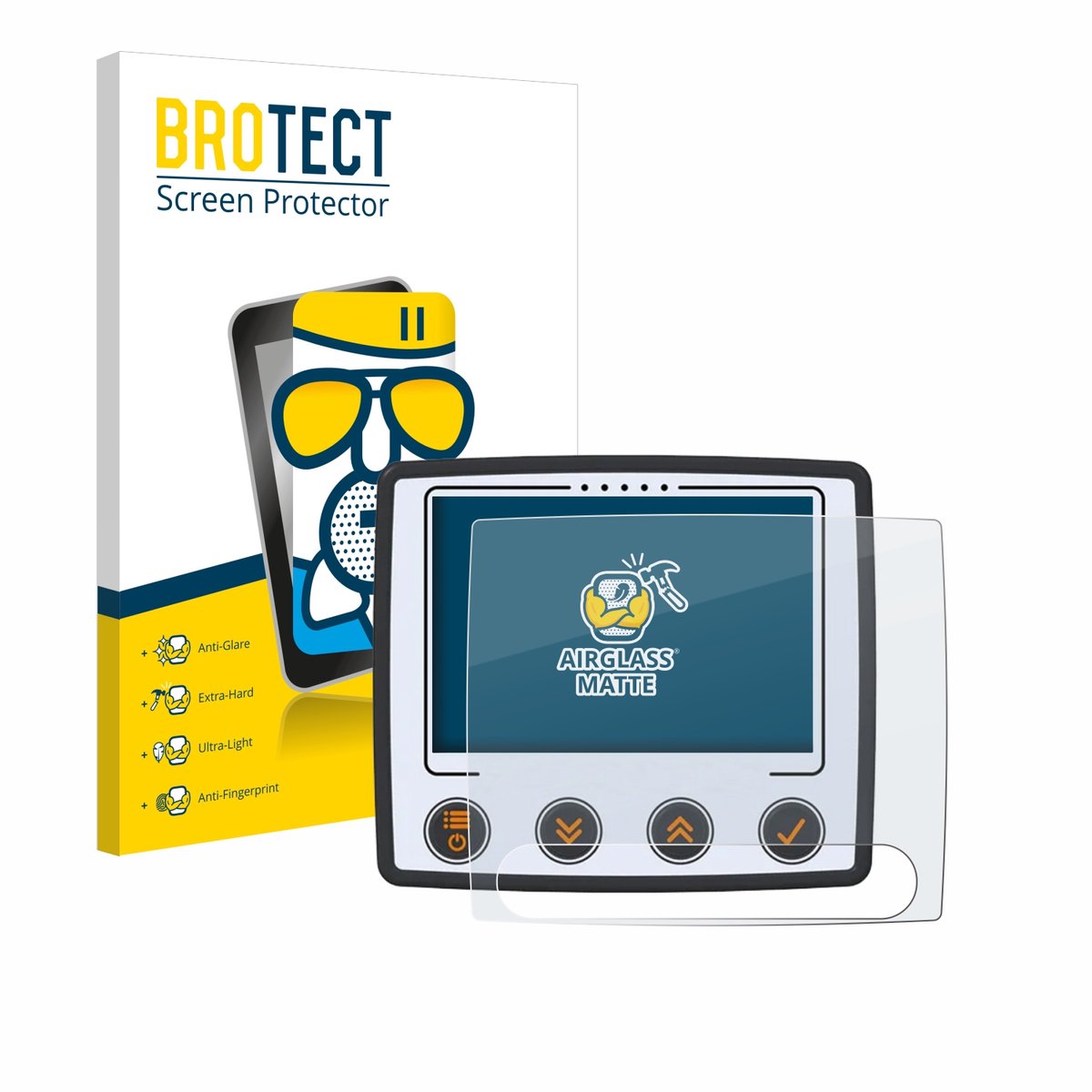 BROTECT - Screenprotector voor Skytraxx 5 Mini - Folie Beschermfolie Beschermglas matte