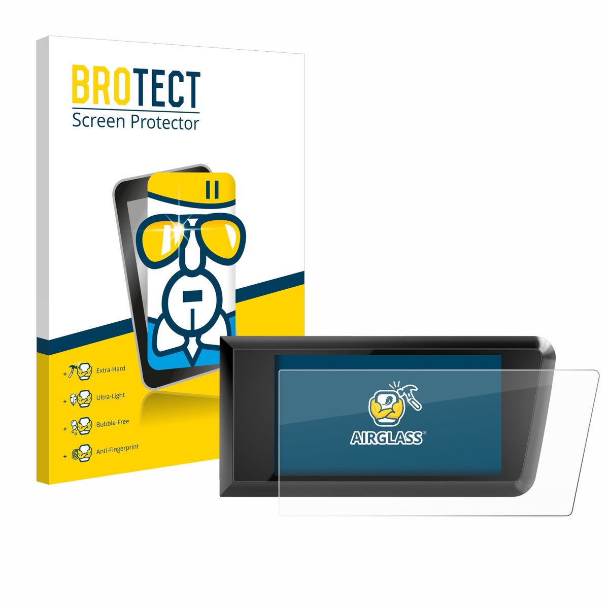 Screenprotector voor Bosch Purion 400 Beschermglas transparant