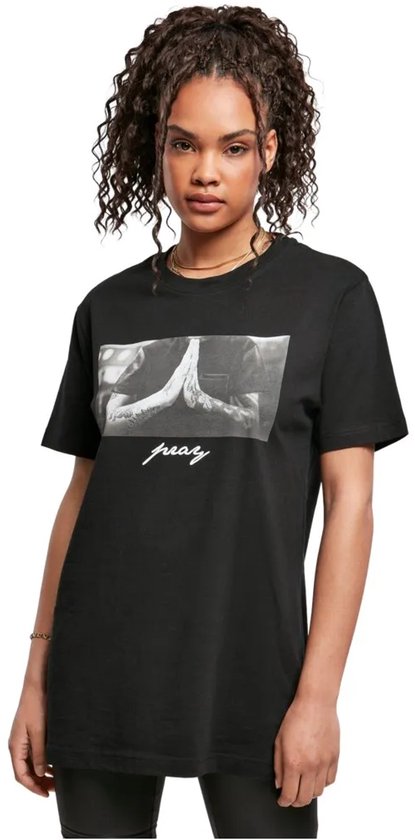 T-shirt femme Urban Classics - XS- Pray Zwart