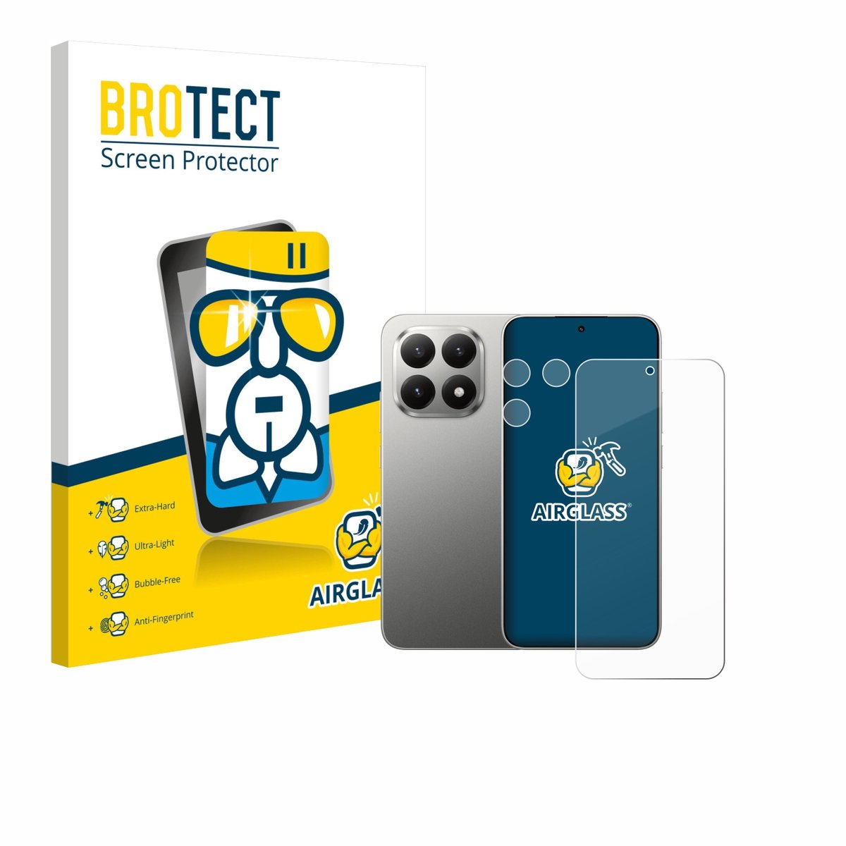 Screenprotector voor Xiaomi 15T (Voor+Camera) Beschermglas transparant