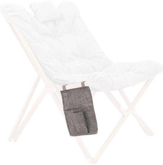 Bo-Camp Urban Outdoor collection - Stoel organizer - Bloomsbury - 2 Vakken - Grijs — afbeelding 2