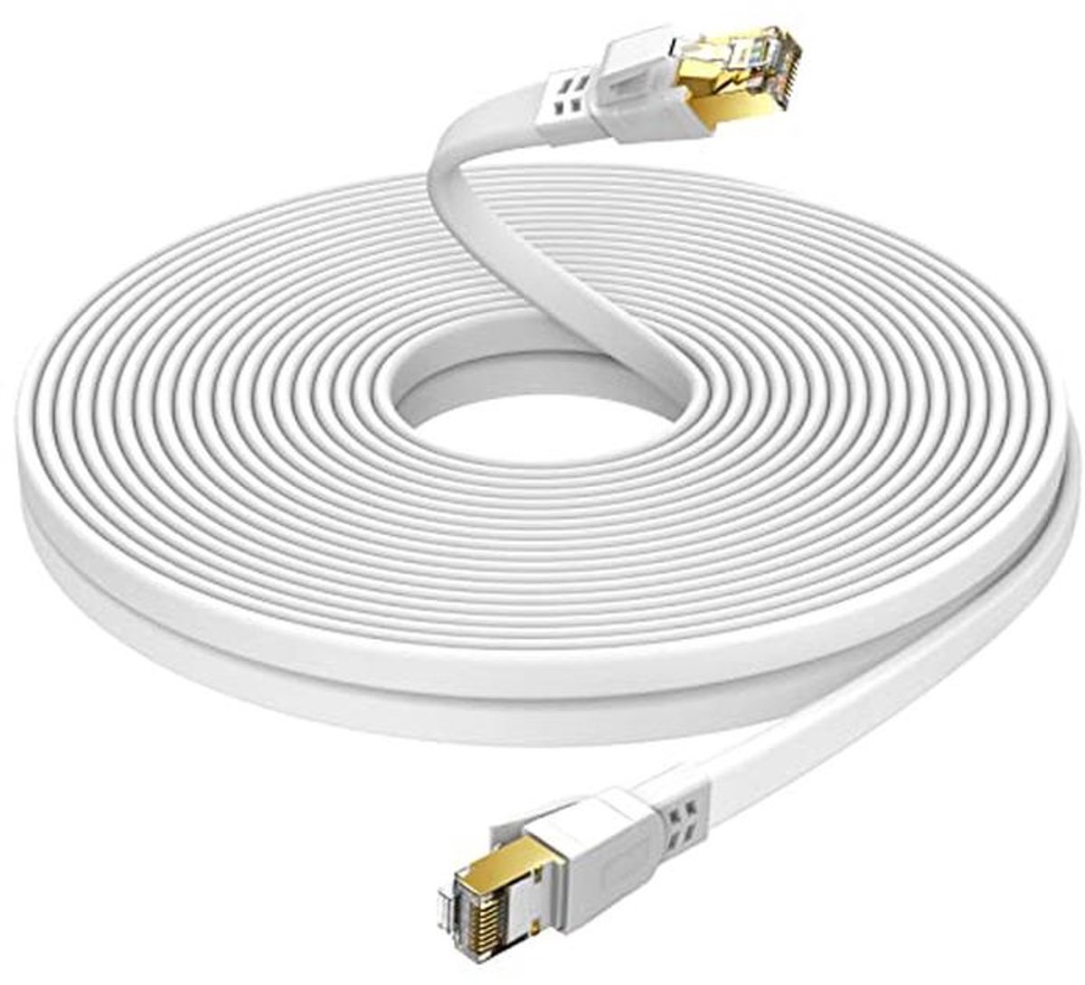 Ethernetkabel 30 m Cat8 RJ45 40Gbps 2000MHz voor Router en Gaming