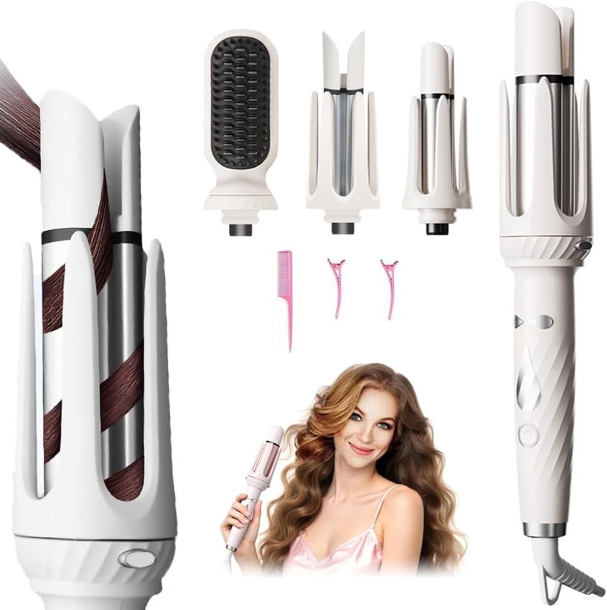 Allesto 3-in-1 Automatische Krultang met Verwisselbare Pennenhouders