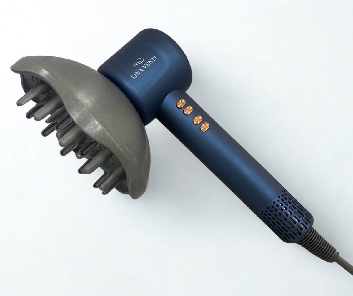 Lina Venti Air Pro Haarföhn Blauw - 2000 W Ionische Föhn - Lina - €119,95