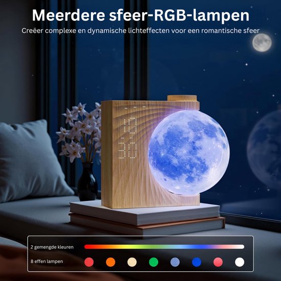 Wake up Light - Digitale Wekker Slaapkamer - Slaaptrainer Kinderen van Alecto — afbeelding 4