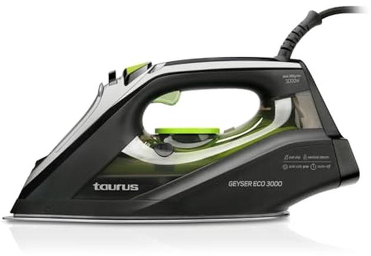 Stoomstrijkijzer 3000 W met Hoge Stoomstoot en Geanodiseerde Zool